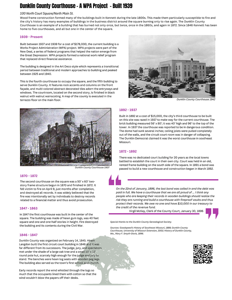 Dunklin County Courthouse kafta